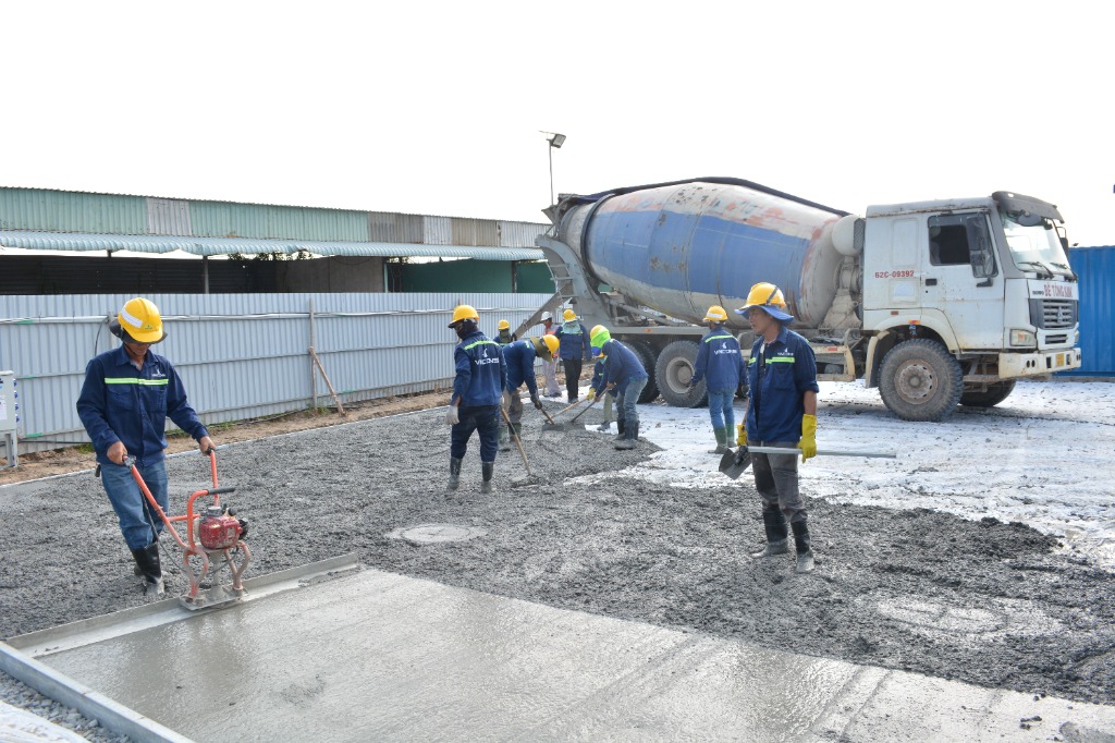 On-Site Volumetric Readymix Concrete Slab Pouring Haringey
