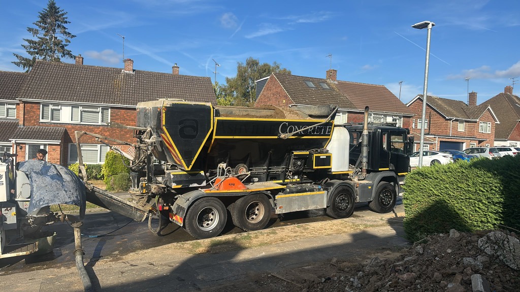 Readymix Concrete Discharge Hopper Haringey