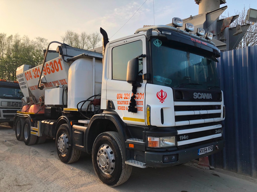 8-Wheel Volumetric Readymix Concrete Delivery Fleet Haringey